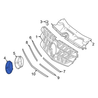 Mercedes-Benz OE - Front Grille Emblem