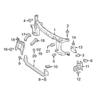 Mercedes-Benz OE - Radiator Support