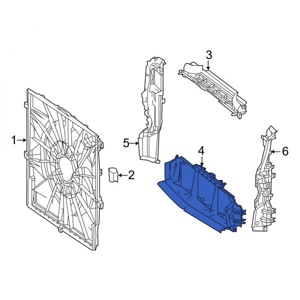 Radiator Support Baffle