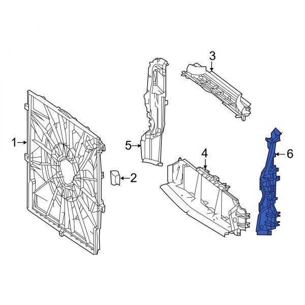 Radiator Support Baffle