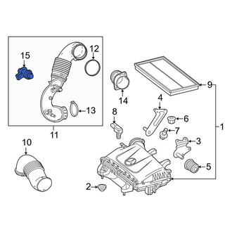Mercedes-Benz OE - PCV Valve Hose