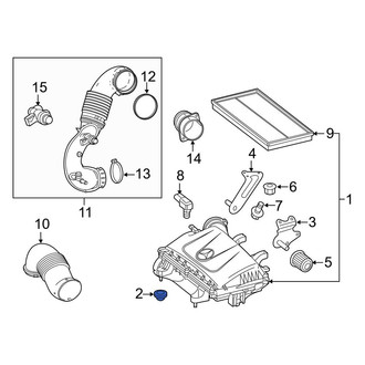 Mercedes-Benz OE - Air Filter Housing Grommet