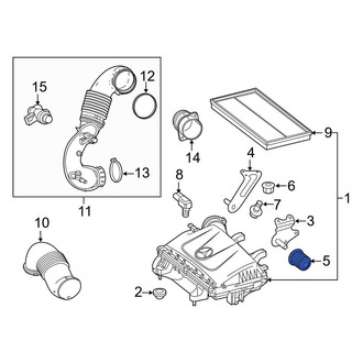 Mercedes-Benz OE - Air Filter Housing Grommet