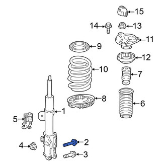 Mercedes-Benz OE - Upper Suspension Strut Bolt
