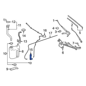 Mercedes-Benz OE - Windshield Washer Pump