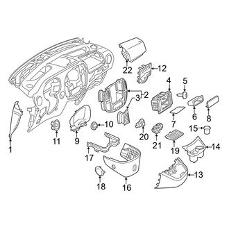 Mercedes-Benz OE - Instrument Panel Components
