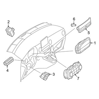 Mercedes-Benz OE - Instrument Panel - Cluster & Switches