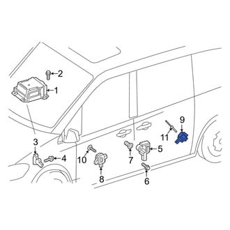 Mercedes-Benz OE - Front Air Bag Impact Sensor