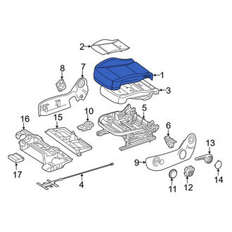 Mercedes-Benz OE - Front Right Seat Cover