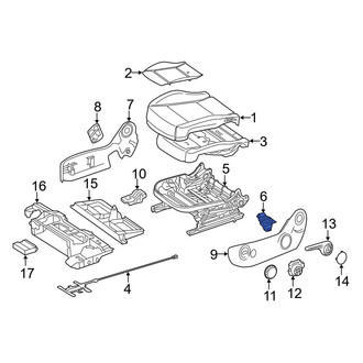 Mercedes-Benz OE - Front Right Seat Track Position Sensor