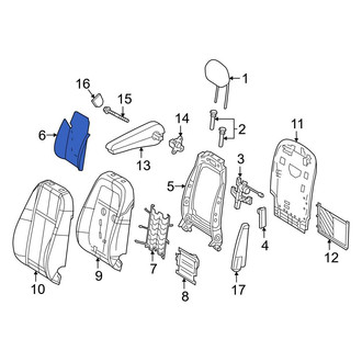 Mercedes-Benz OE - Front Right Upper Seat Heater Pad