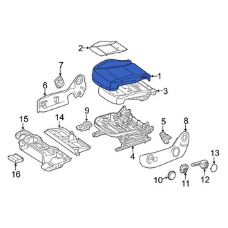 Mercedes-Benz OE - Front Left Seat Cover