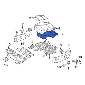 Mercedes-Benz OE - Front Left Seat Cushion Foam