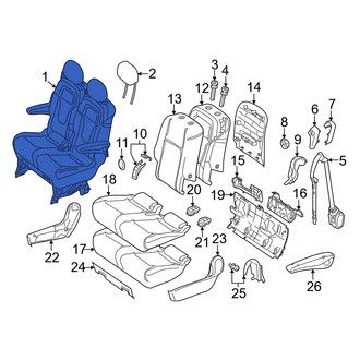Mercedes-Benz OE - Center Seat