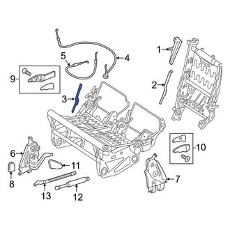 Mercedes-Benz OE - Center Lower Seat Frame Trim Panel