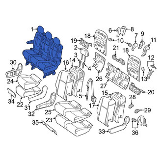 Mercedes-Benz OE - Center Seat