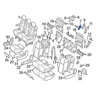 Mercedes-Benz OE - Seat Belt Trim Bezel