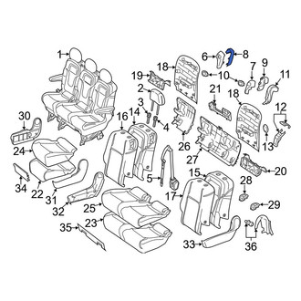 Mercedes-Benz OE - Seat Belt Trim Bezel