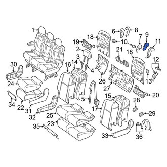 Mercedes-Benz OE - Seat Belt Trim Bezel