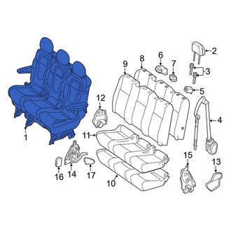 Mercedes-Benz OE - Rear Seat