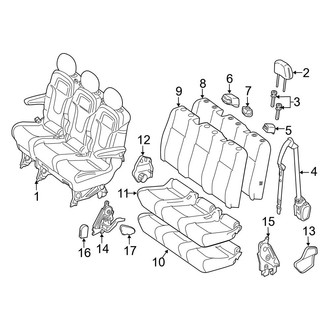 Mercedes-Benz OE - Seats & Tracks - Third Row Seats