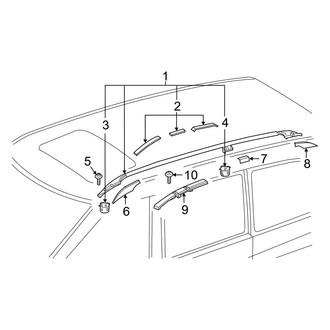 Mercedes-Benz OE - Roof - Luggage Carrier
