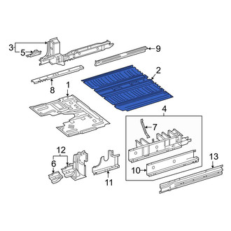 Mercedes-Benz OE - Center Floor Pan