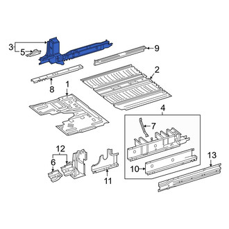 Mercedes-Benz OE - Right Frame Side Member Assembly