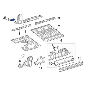 Mercedes-Benz OE - Right Frame Side Member Reinforcement