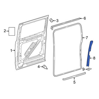 Mercedes-Benz OE - Front Left Outer Sliding Door Weatherstrip