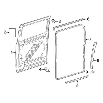 Mercedes-Benz OE - Side Loading Door - Door & Components
