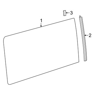 Mercedes-Benz OE - Side Loading Door - Glass & Hardware