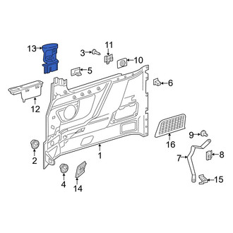Mercedes-Benz OE - Right Interior Quarter Panel Cup Holder
