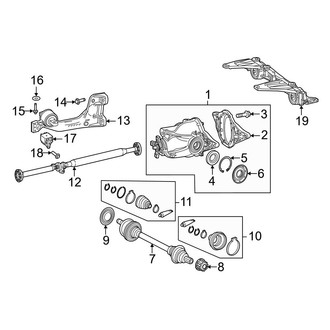 Mercedes-Benz OE - Rear Suspension - Axle & Differential