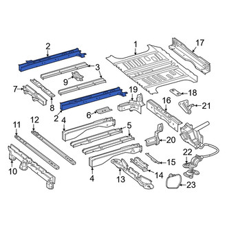 Mercedes-Benz OE - Floor Side Rail
