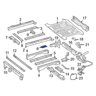 Mercedes-Benz OE - Rear Frame Stiffener