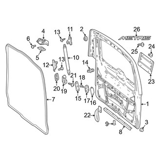 Mercedes-Benz OE - Lift Gate - Gate & Hardware