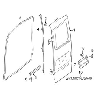 Mercedes-Benz OE - Back Door - Door & Components