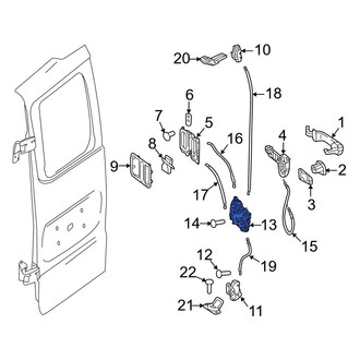 Mercedes-Benz OE - Rear Right Door Lock Actuator Motor