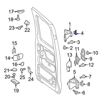 Mercedes-Benz OE - Rear Upper Door Stop