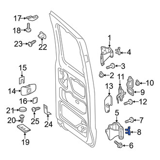 Mercedes-Benz OE - Rear Upper Door Stop