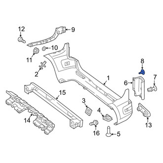 Mercedes-Benz OE - Bumper Cover Bolt