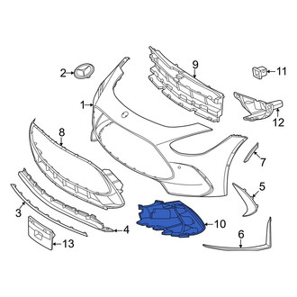 Mercedes-Benz OE - Front Right Grille