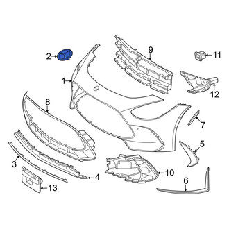 Mercedes-Benz OE - Front Bumper Cover Emblem
