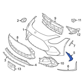 Mercedes-Benz OE - Front Right Spoiler