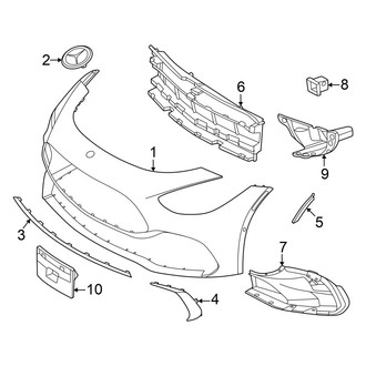 Mercedes-Benz OE - Front Bumper & Grille - Bumper & Components (Cover & Components), (Base)