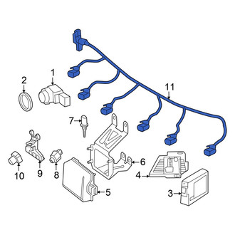 Mercedes-Benz OE - Front Parking Aid System Wiring Harness