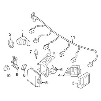 Mercedes-Benz OE - Front Bumper & Grille - Electrical Components