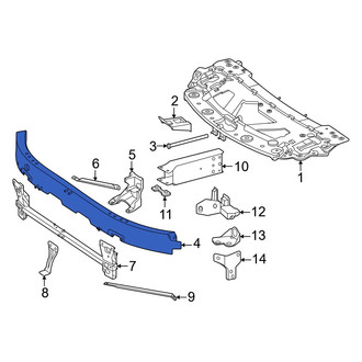 Mercedes-Benz OE - Front Upper Bumper Impact Bar