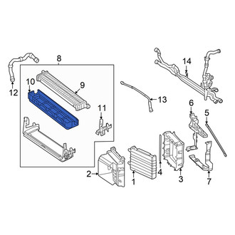 Mercedes-Benz OE - Front Radiator Support Panel